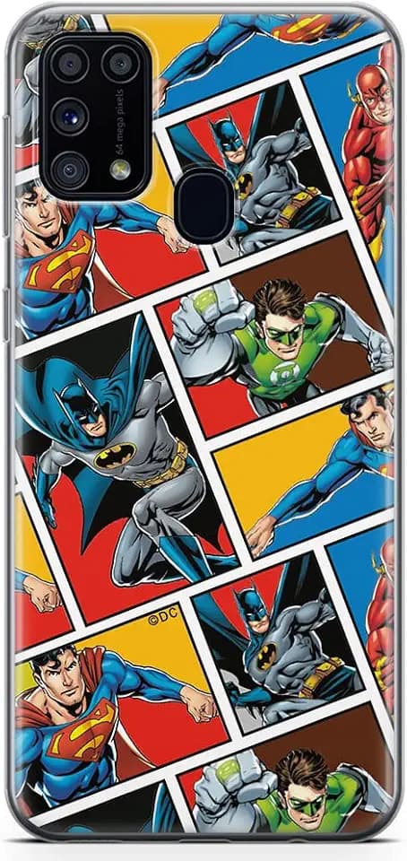 ERT GROUP Handyhülle für Samsung M31 Original und offiziell Lizenziertes DC Muster Justice League 001 optimal an die Form des Handy angepasst, hülle aus TPU
