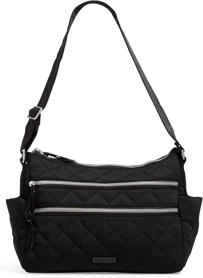 Women's Performance Twill Triple Zip Shoulder Satchel Purse