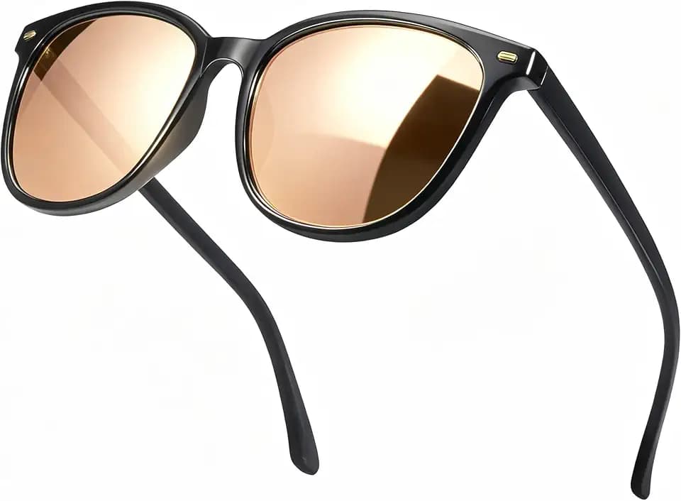 SIPHEW Mirrored Sunglasses for Women - Polarized w UV400 Protection