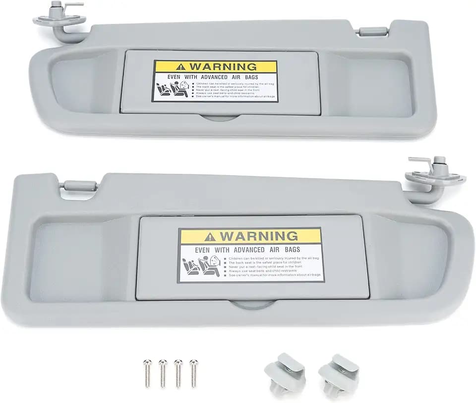 Left Driver & Right Passenger Side Sun Visor Fit for Honda Civic 2006-2011