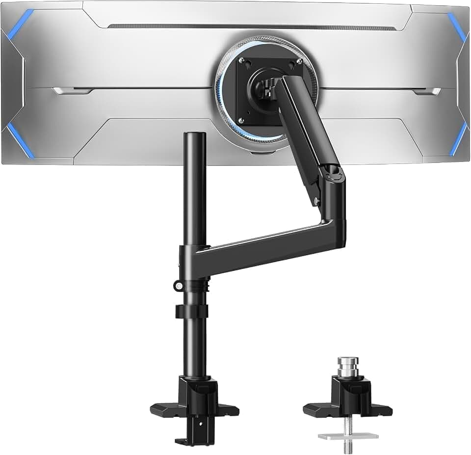 MOUNTUP Odyssey G9 Tall Monitor Arm Holds 4.4-44 lbs for 32-49 Inch Screens