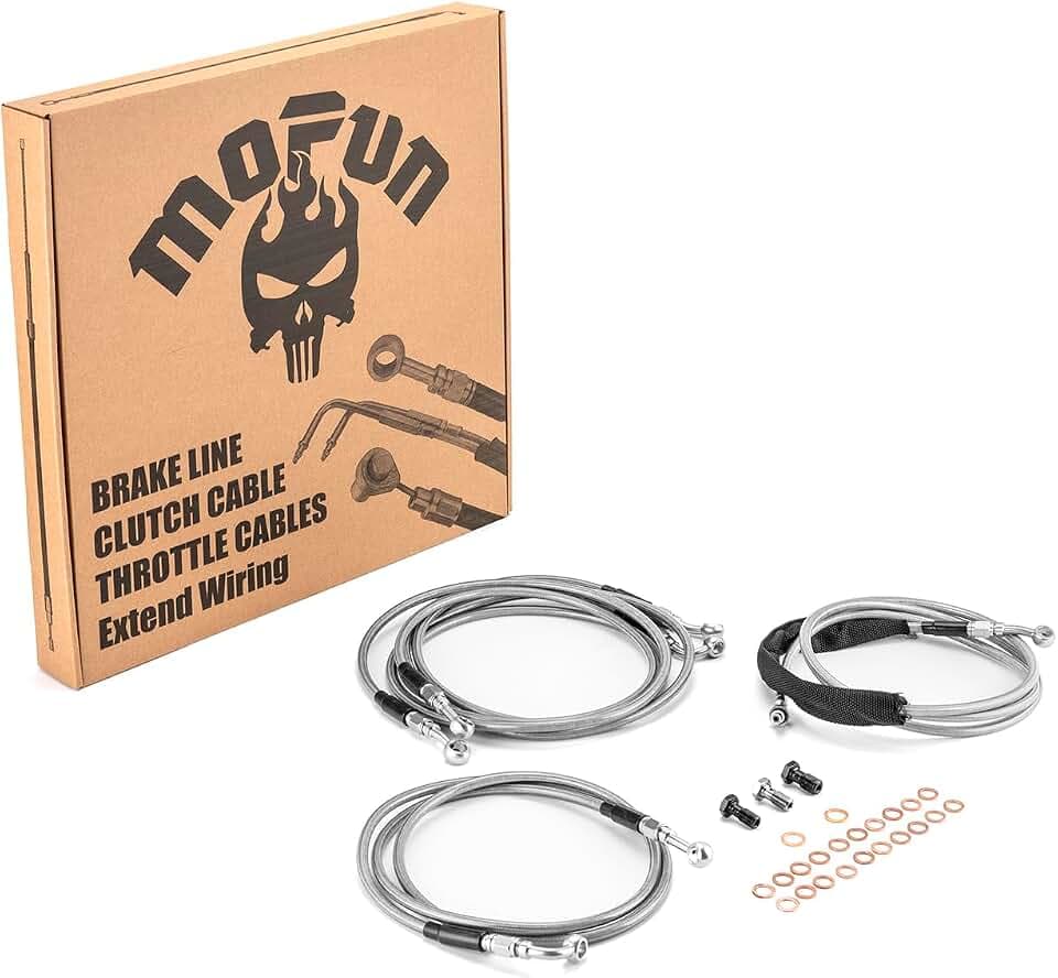 Mofun Hydraulic Clutch Line Brake Line ABS Fit for Harley Touring 2014-2016