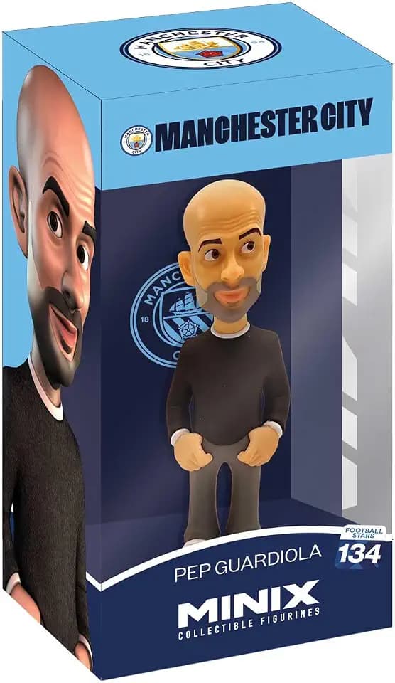 MINIX Collectible Figurines, Man. City - PEP Guardiola, 12 cm Sammelfigur, Ab 17+ Jahren, Deutsch