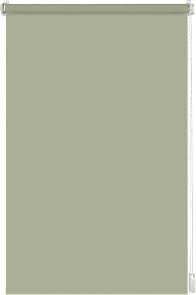 Gardinia Rollo zum Klemmen oder Kleben, Tageslicht-Rollo, Blickdicht, Alle Montage-Teile inklusive, EASYFIX Rollo Uni, Mintgrün, 100 x 150 cm (BxH), 36166