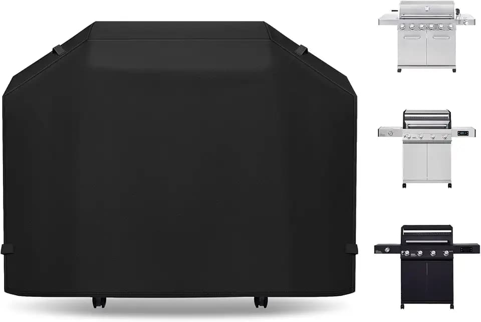 ZBXFCSH Heavy Duty 600D Polyester Cover Compatible with Monument 62-inches for 4 Burners Gas Grill Models Denali 405 and Denali 425, 77352, SKU 96083