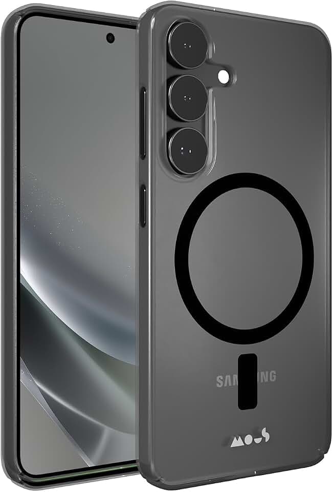 Mous für Samsung Galaxy S25 Plus Hülle Transparent Kompatibel mit MagSafe - Super Dünn - Transparent