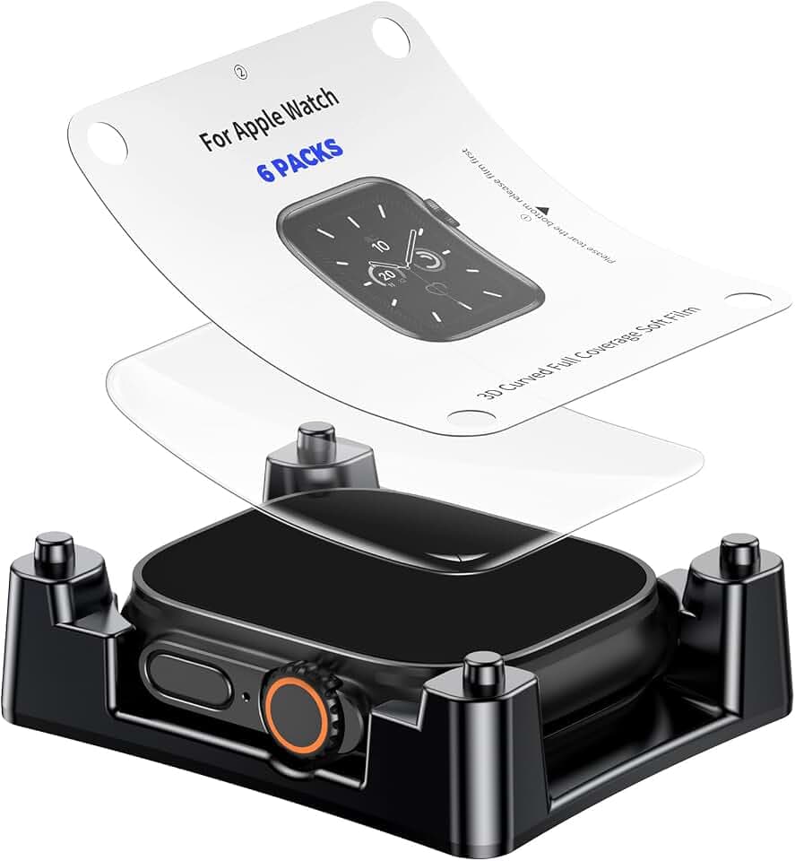 Misxi Soft TPU Screen Protector for 49mm Apple Watch Ultra 4/Ultra 3/2/1