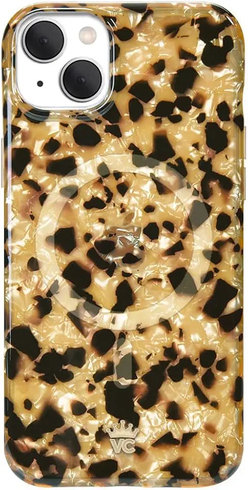 VELVET CAVIAR Tortoise Shell Phone Case for iPhone 15 - Protective Luxury Designer Cases - Compatible with MagSafe - 10ft Drop Tested