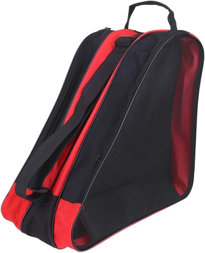 Triangle Roller Skating Shoes Oxford Cloth Storage Bag Red Children