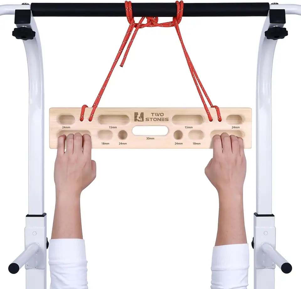 Two Stones Tragbares Hangboard Klettern | Kletterhangboard als Hangboard für Klettertraining Indoor und Outdoor