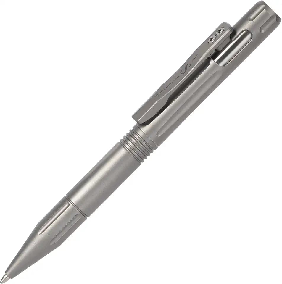 SMOOTHERPRO Bolt Action Kugelschreiber aus Titan Kompatibel mit Parker Mine
