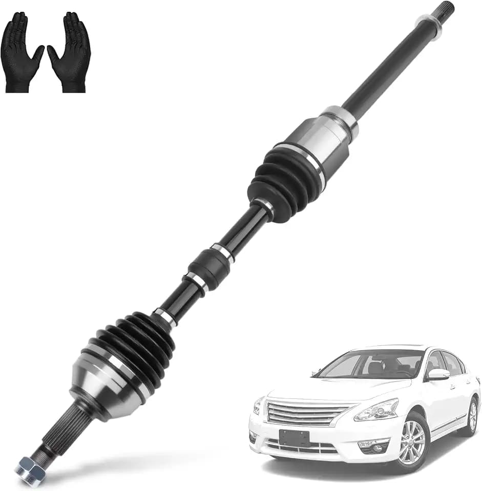 666264 Front Right CV Axle Shaft Compatible with Nissan Altima L4 2.5L 2007-2013, Replaces OEM# 39100JA010 & 66-6264, for CVT Automatic Transmission, 1PC