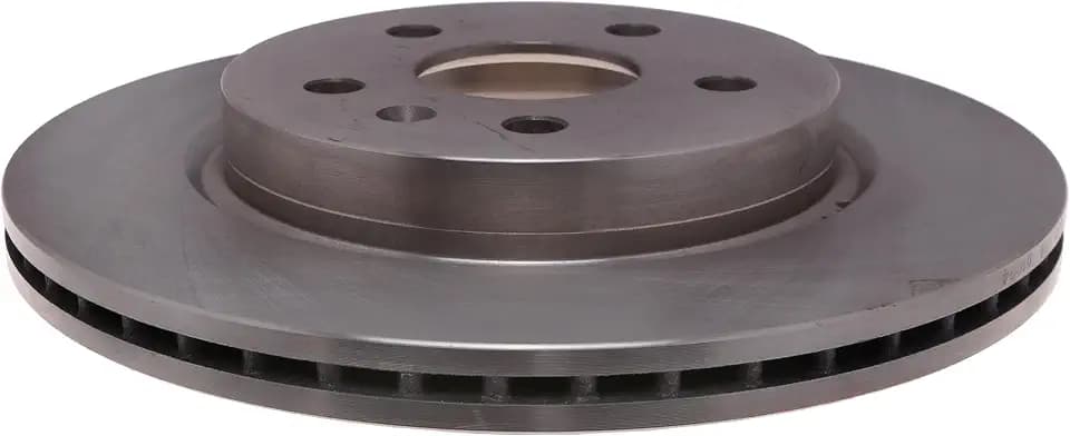 ACDelco Silver Rear Brake Rotor 18A2733A | GM 19286271 Brake Rotors for Select Buick Allure, LaCrosse, Regal, Cadillac CT5, CT6, XTS, Chevrolet Camaro, Chevy Impala, Malibu, Saab, and more