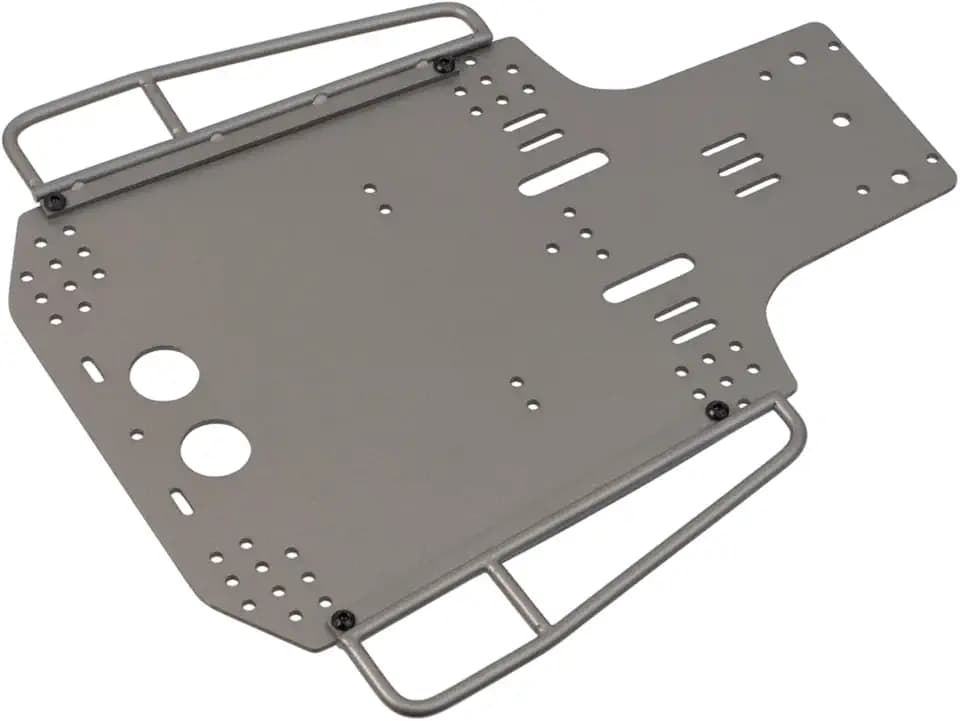 Stainless Steel Chassis Plate w/Side Bumper for Tamiya Sand Scorcher Buggy Champ Upgrade Replacement