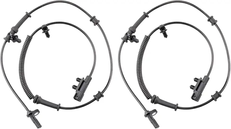 Front ABS Wheel Speed Sensor Left Right fit for 2011 2012 2013 2014 2015 Dodge Durango, Jeep Grand Cherokee 11 12 13 14 15, Driver Passenger Side, ALS2059, 2pcs