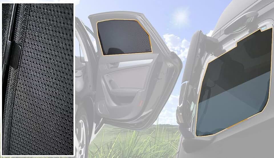 Sonnenschutz Sonniboy für die hinteren Seitenscheiben und die Heckscheibe-CLI10071ABC passend für VW Golf SPORTSVAN Van, TYP AUV, 5-Door, 2014-