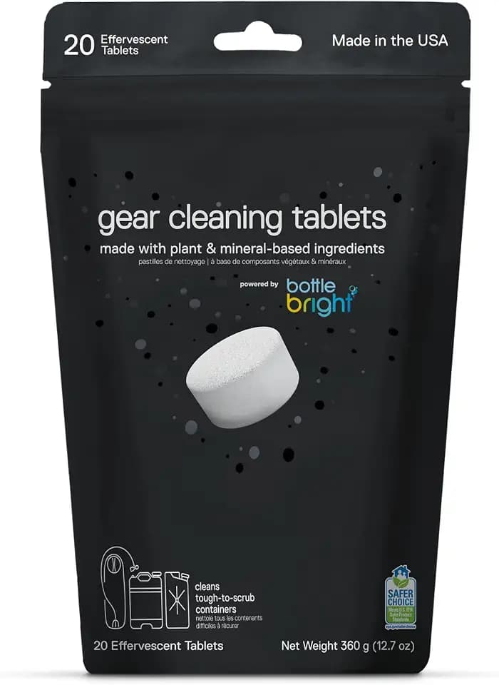 Bottle Bright Gear Cleaning Tablets (6 or 20 Count)