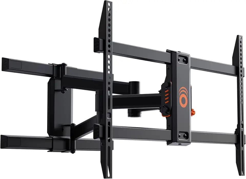 ECHOGEAR Full Motion TV Wall Mount for 43-82” TVs up to 130lbs, UL Listed