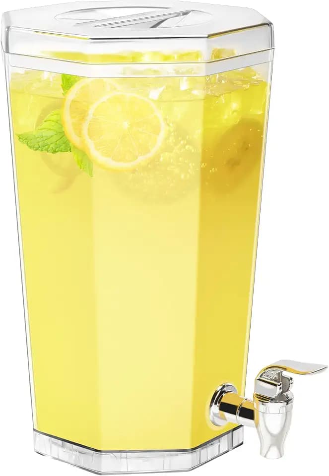 Lifewit 4L Getränkespender mit Zapfhahn, Kunststoff Beverage Dispenser