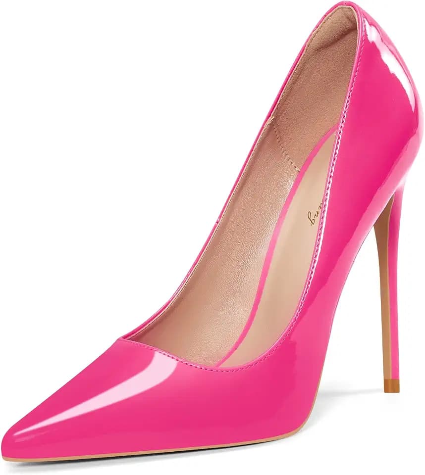 Elisabet Tang High Heels, Women Pumps Pointed Toe Stilettos 4.7 inch/12cm Sexy Heels Party Shoes