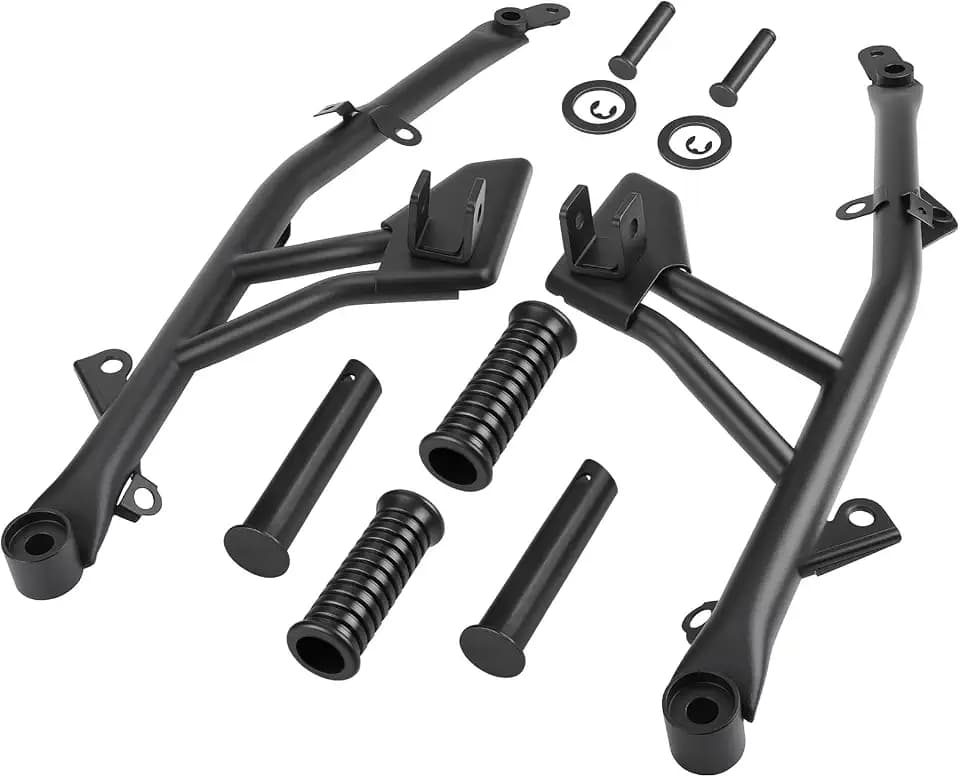 Left & Right Passenger Foot Peg Brackets Kit For Kawasaki Vulcan S 650 ABS EN650 2015-2025 99994-0570