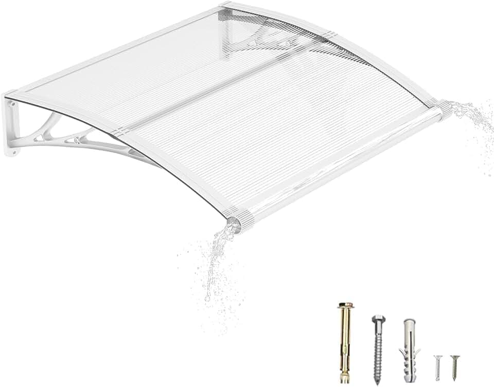 40" x 40" Window Door Awning Canopy Exterior with Drainage