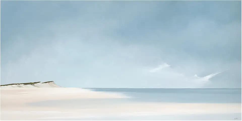 Trademark Fine Art Canvas Wall Art - Rick Fleury 'Summertide' Wall Art for Living Room, Bedroom, or Office Décor