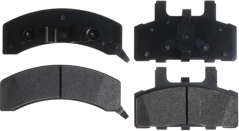ACDelco Silver Front Brake Pad Set 14D369MX | GM 19286027 Semi-Metallic Front Brake Pads for Select Cadillac, Chevy, Chevrolet, GMC, Dodge, and more