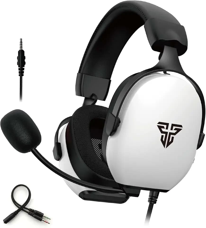FANTECH Carbon MH92 Multi-Platform Gaming Headset with Noise Cancelling Microphone, 3.5mm Wired, Adjustable Steel Headband for PC, PS4, PS5, Switch, Xbox - Carbon Noise Reduction Technology