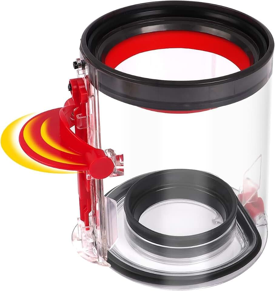 Upgraded Dust Bin Compatible with Dyson V10 Vacuum Cleaner Canister