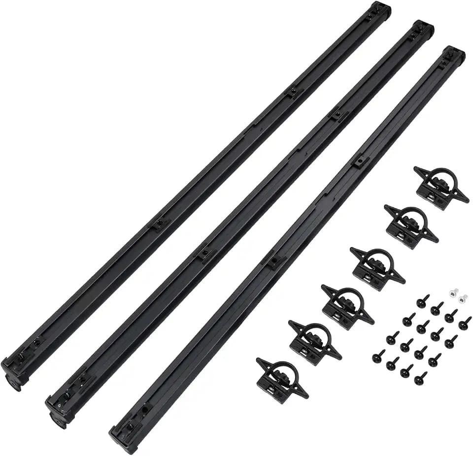 Trail Rail System Truck Bed Tie Down Rail for 2020-2026 Jeep Gladiator