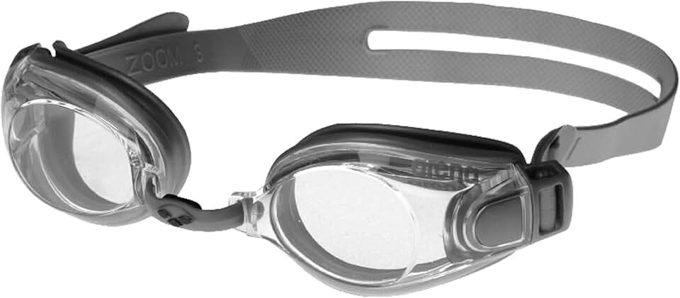 arena Zoom X-Fit Anti-Fog Schwimmbrille Unisex für Erwachsene, Schwimmbrille mit Breiten Gläsern, UV-Schutz, Selbstjustierender Nasensteg, Silikon Dichtungen