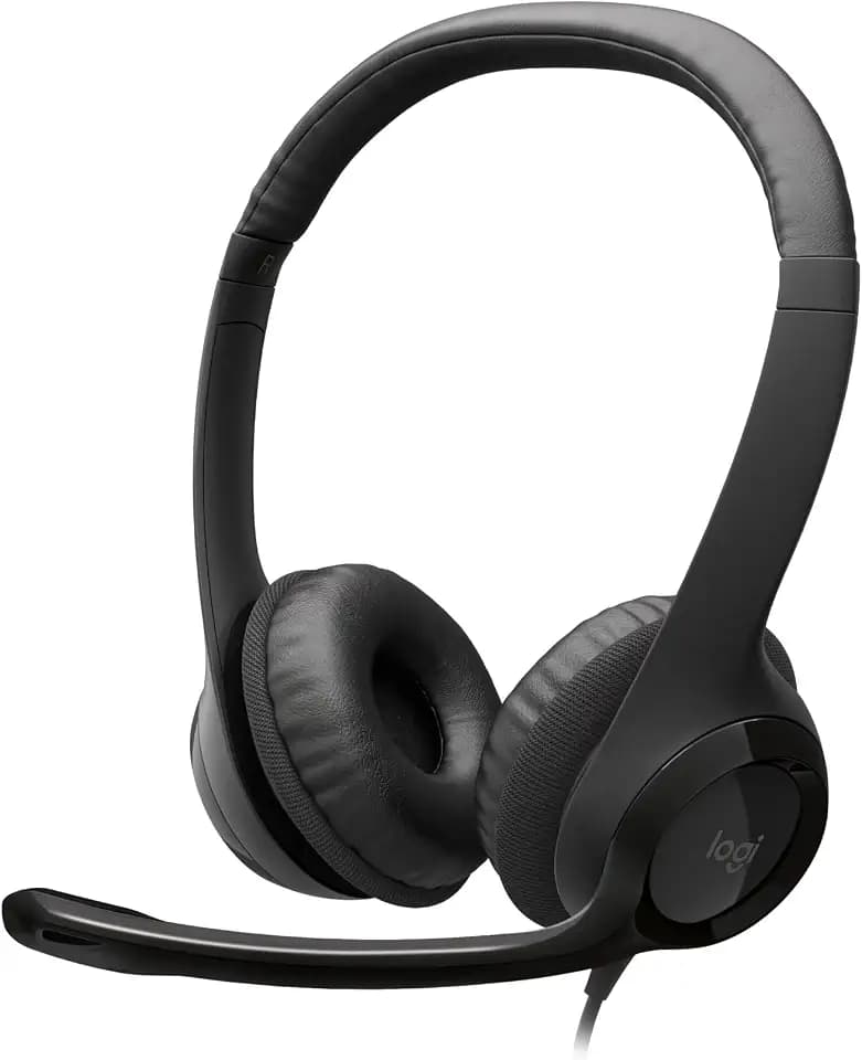 Logitech ClearChat Comfort/USB Headset H390 (Black)