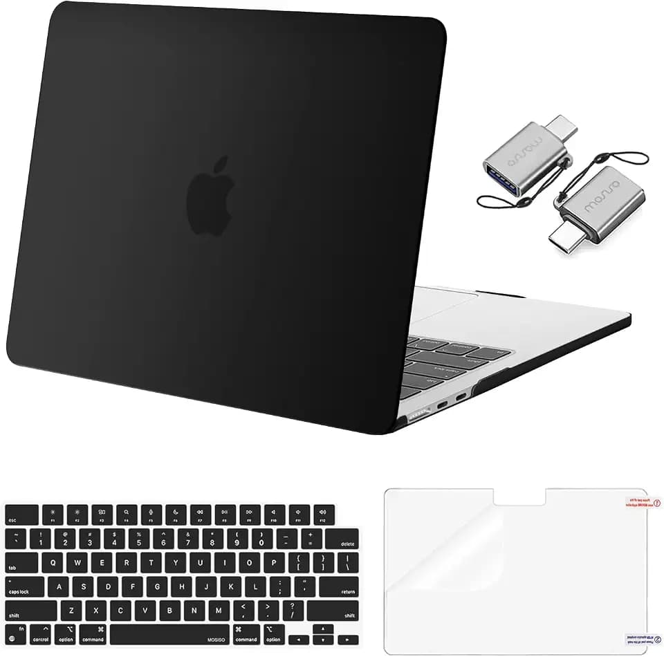 MOSISO Compatible with MacBook Air 13 inch Case M5 2026 M4 M3 M2 2025-2022