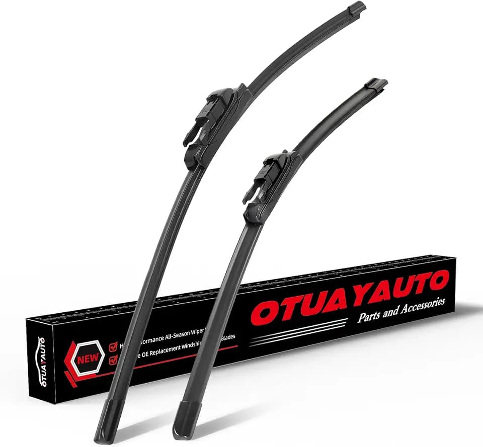 OTUAYAUTO Premium Windshield Wiper Blades - Replacement for GMC Acadia 12-16, Chevy Traverse 12-17 - Precision Fit, All-Weather Performance, Pinch Tab Front Window Wiper Blades - 24"+21" (Pack of 2)