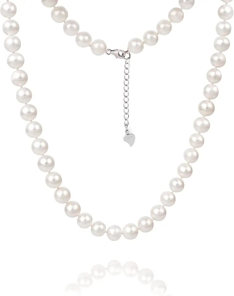 Freshwater Cultured AAAAA Quality Genuine Real Pearl Strand Necklace for Women Fine Jewelry Gifts for Her