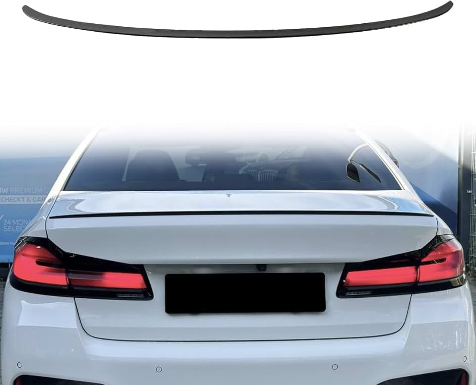 Gloss Black Trunk Spoiler Rear Wing for BMW 5 Series G30 M5 F90 2017-2023