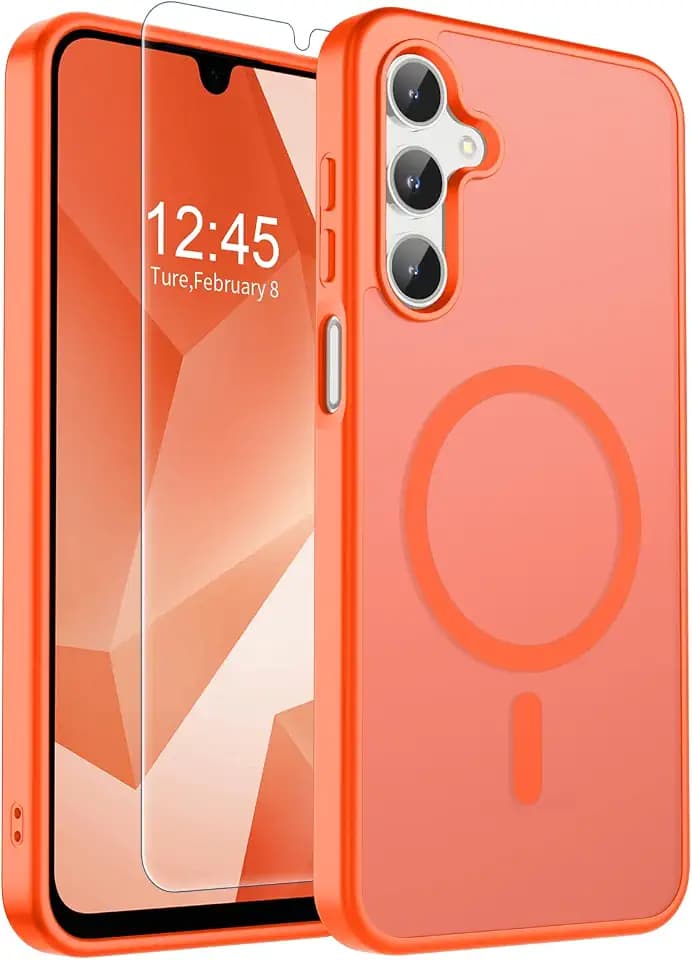 SUPFINE Magnetic for Samsung Galaxy A17 / A16 5G Phone Case - Orange