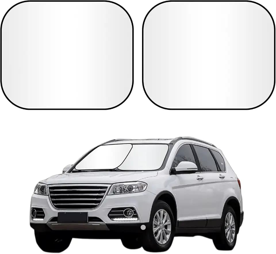 Car Windshield Sun Shade, 28"x31" Foldable Sun Heat & UV Blocker