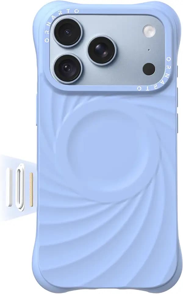 ORNARTO Vortuxe for iPhone 18 Pro Max / 17 Pro Max Case, Fit for MagSafe