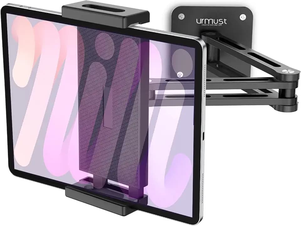 Urmust Ipad Wall Mount Stand Tablet Wall Mount Holder, 4.7-13"