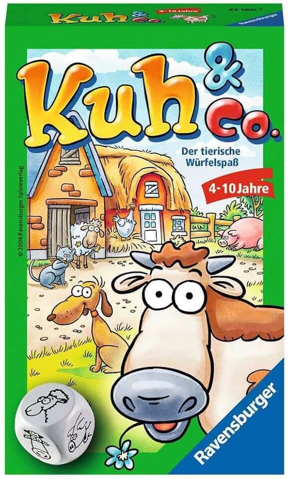 Ravensburger Reisespiel Kuh & Co. - Kinderspiel ab 4 Jahre
