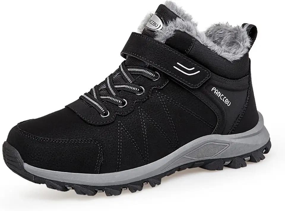 Winterschuhe Damen Warm Gefütterte Winterstiefel Wasserdicht Winter Schneestiefel Rutschfest Trekkingschuhe Outdoor