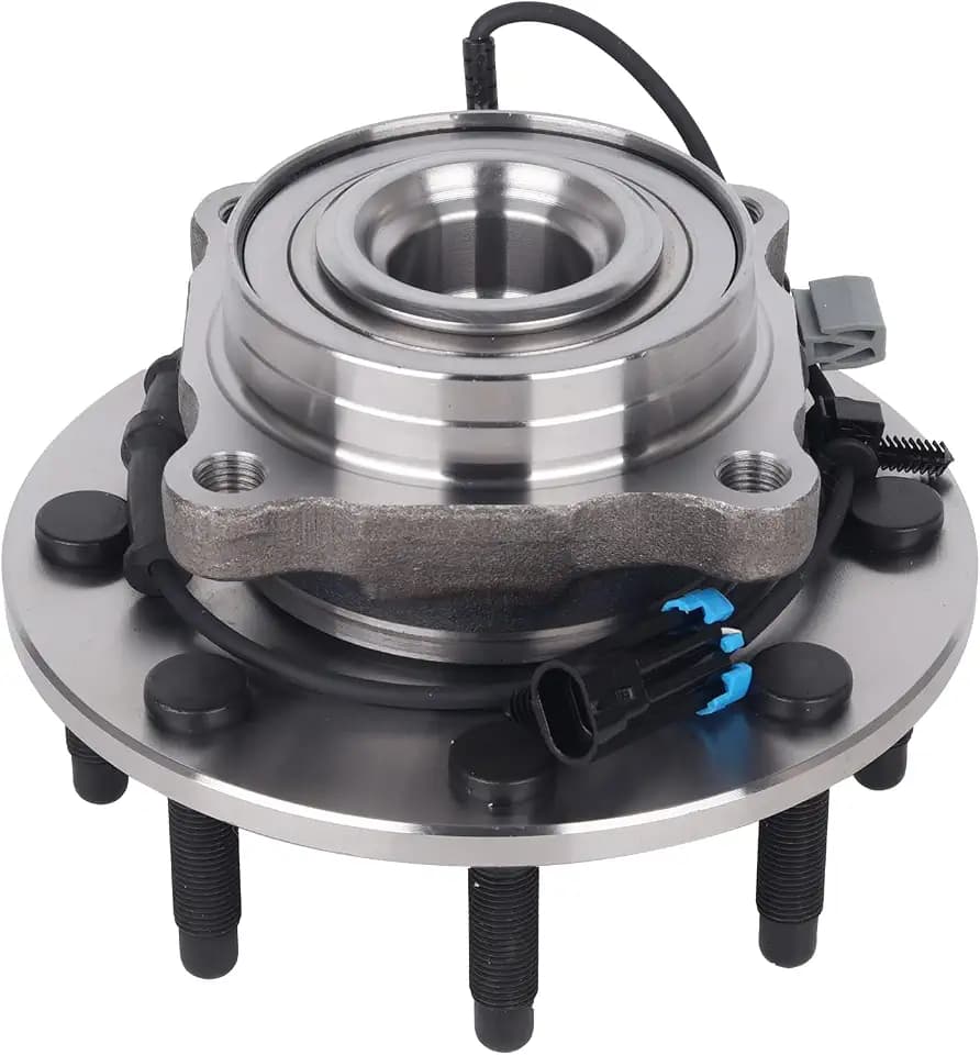 MACEL 515098 Front Wheel Hub Bearing Assembly Compatible with 07-09 Chevy Silverado 2500/3500/2500HD, GMC Sierra 3500/2500HD, 08-09 Hummer H2 8 Lugs W/ABS
