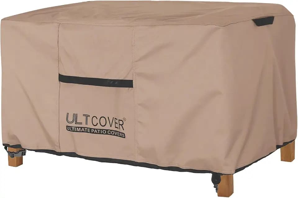 ULTCOVER Waterproof Patio Coffee Table Cover 50L x 30W x 18H in