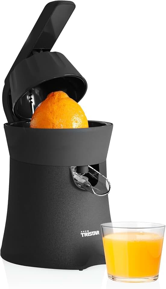 Tristar Zitruspresse | Spülmaschinenfeste Teile | 2 Presskegel | Benutzerfreundlicher Presshebel | Fruchtfleischfilter | Direktservice | CP-3015