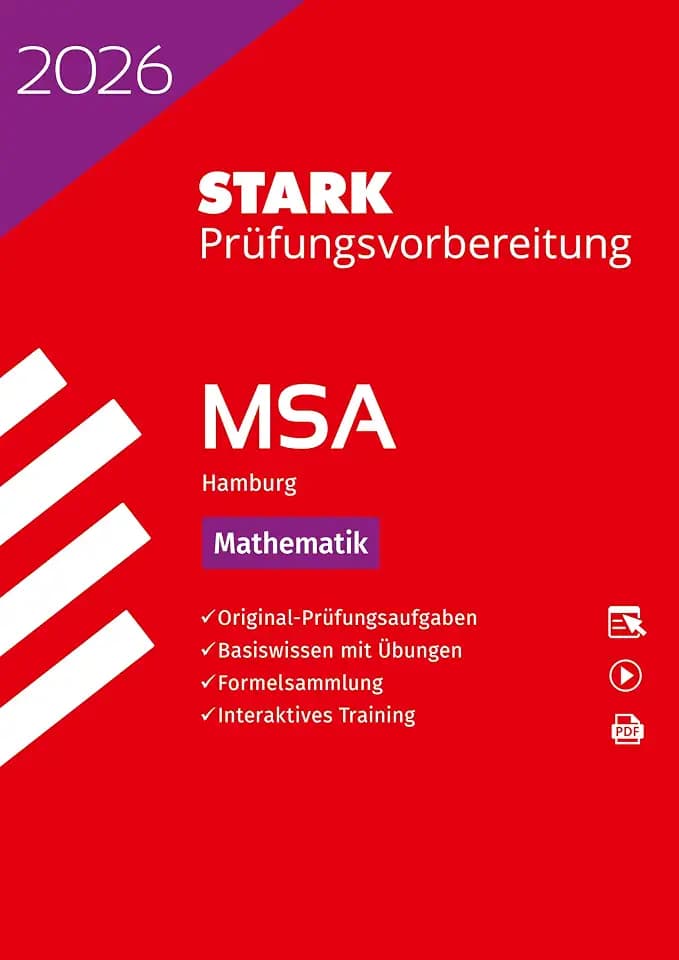 STARK Mathematik - MSA 2026 Hamburg - Prüfungsvorbereitung (Abschlussprüfungen)