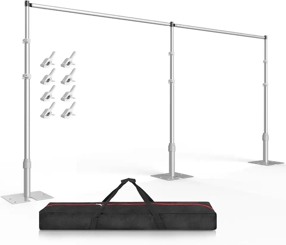 EMART Backdrop Stand Heavy Duty 10x20Ft Adjustable Pipe and Drape Stand Kit