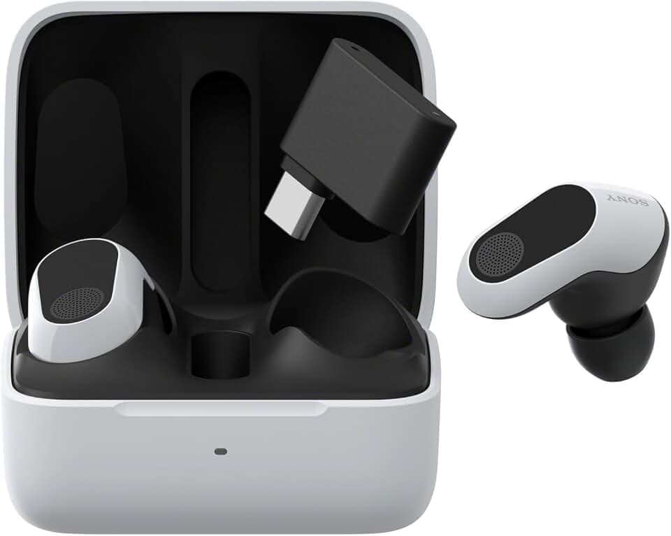 Sony INZONE Buds Wireless Noise Cancelling Gaming Earbuds, White