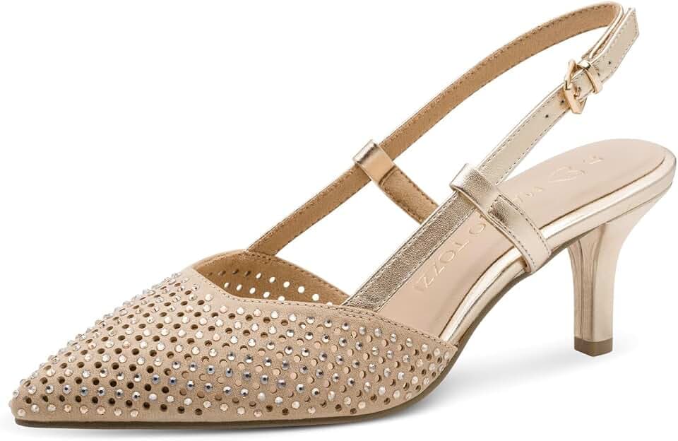 MARCO TOZZI Damen Pumps weiches Feel Me Fußbett weiches Innenfutter Modisch